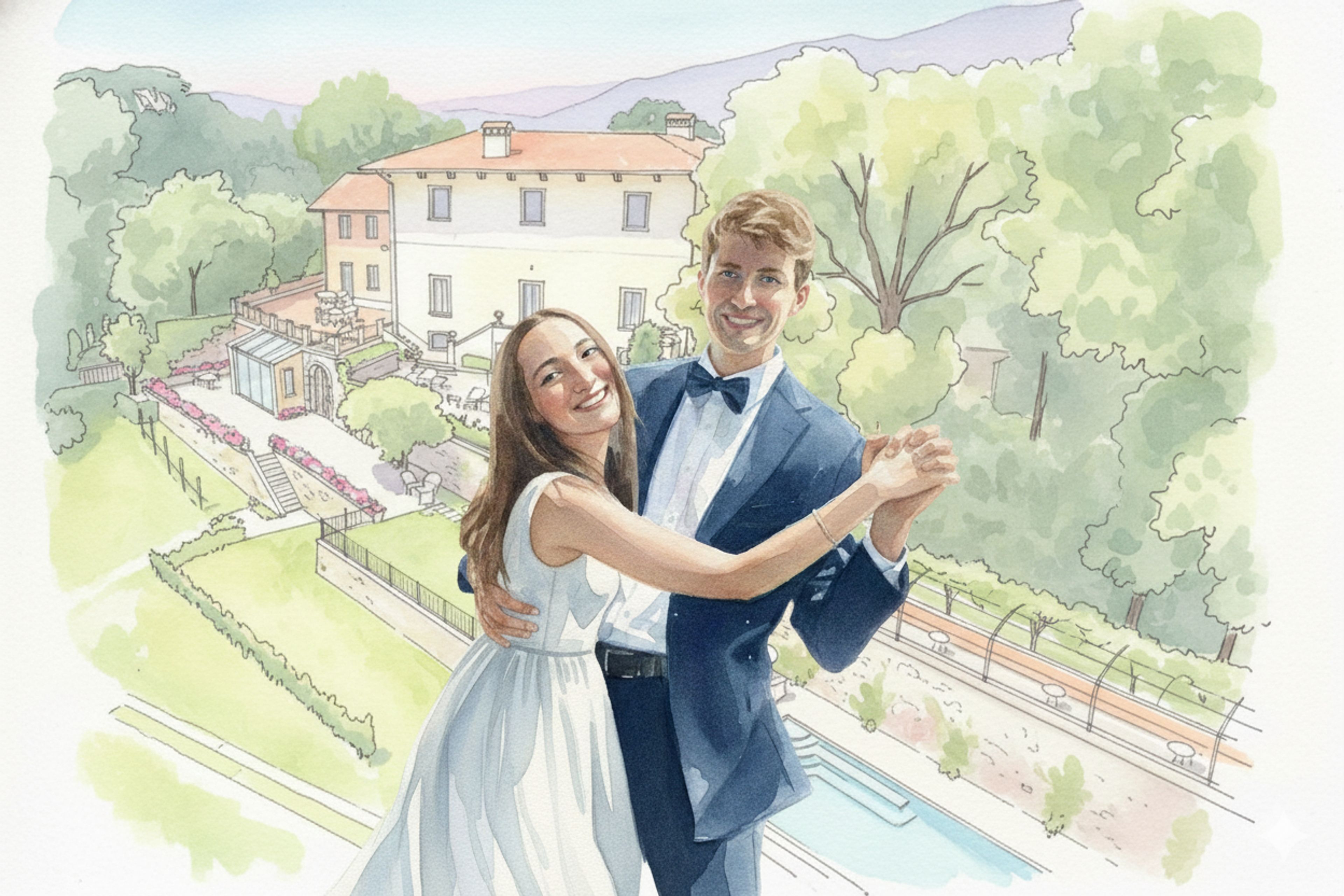 Flavia & Felix at Villa Calchi